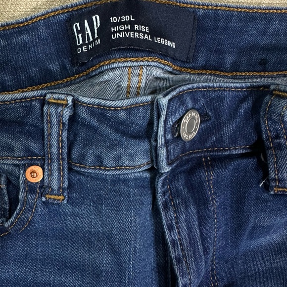 Gap High Rise Universal Jean Leggings SIZE 10L - Picture 4 of 4